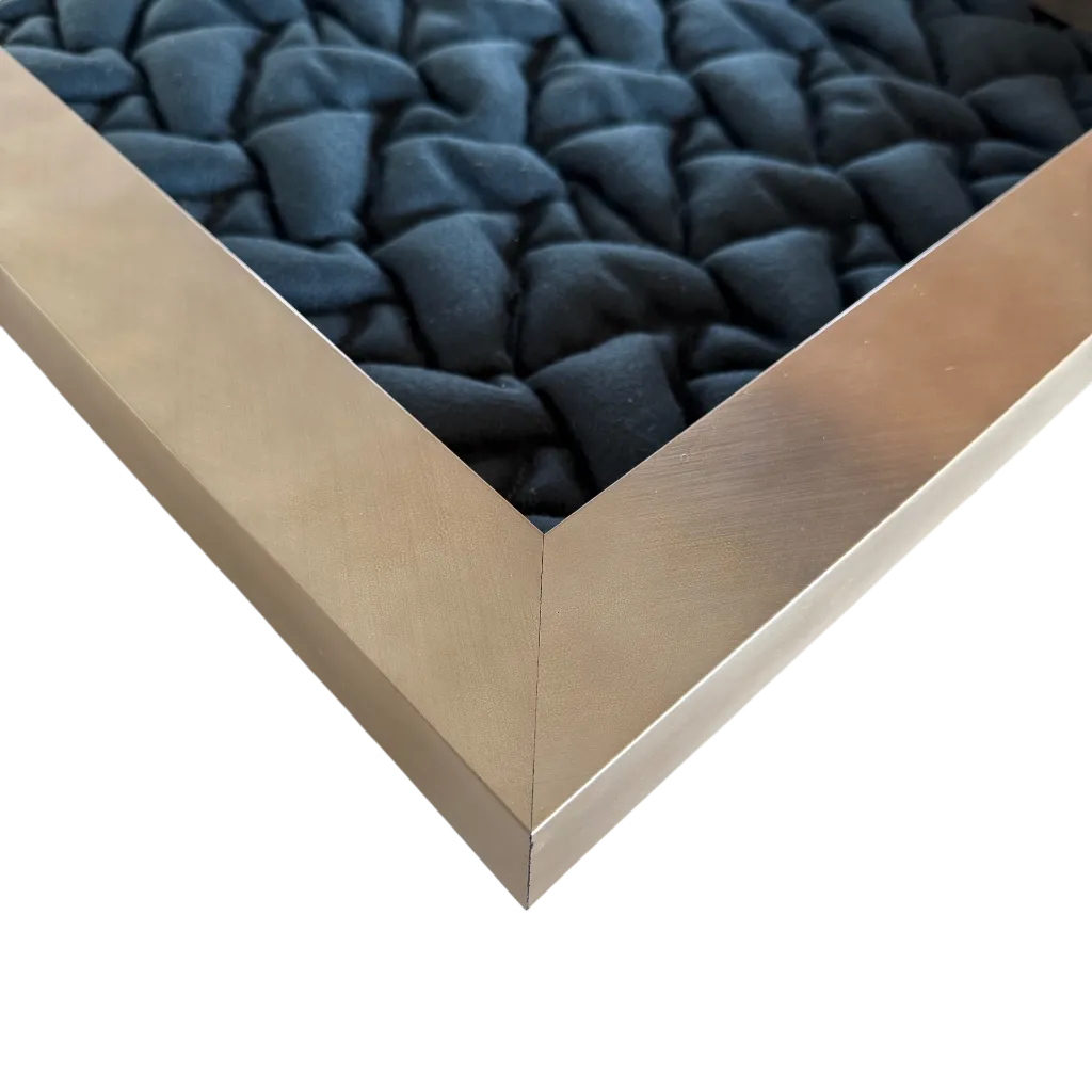 Zijaanzicht Arona Denim Wisselijst Gold.webp