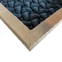 Zijaanzicht Arona Denim Wisselijst Gold.webp