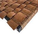 Wall Art Braided Chio Camel zijaanzicht.webp