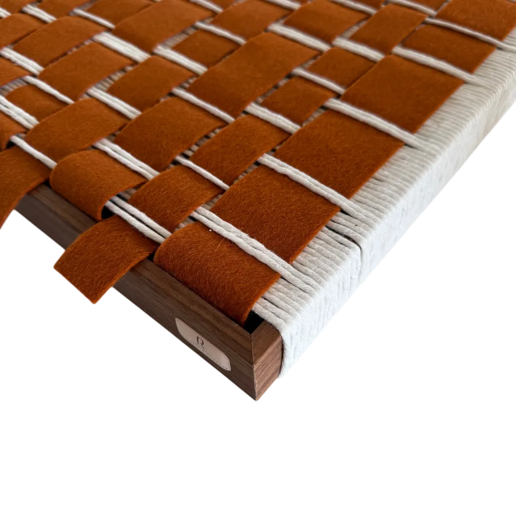 Wall Art Braided Merana Rust zijaanzicht.webp