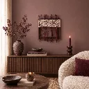 Sfeerfoto Braided Salerno Burgundy.webp