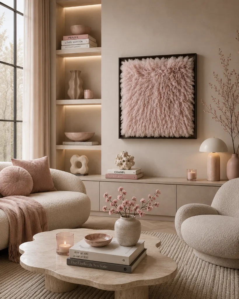 Sfeerfoto Wall Art Aquino Pink.webp