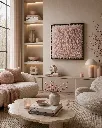 Sfeerfoto Wall Art Aquino Pink.webp