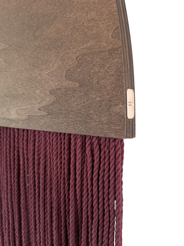 Fiber Art Toscane Large Burgundy Zijaanzicht.webp