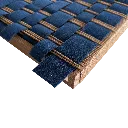 Wall Art Braided Merana Denim Zijaanzicht.webp