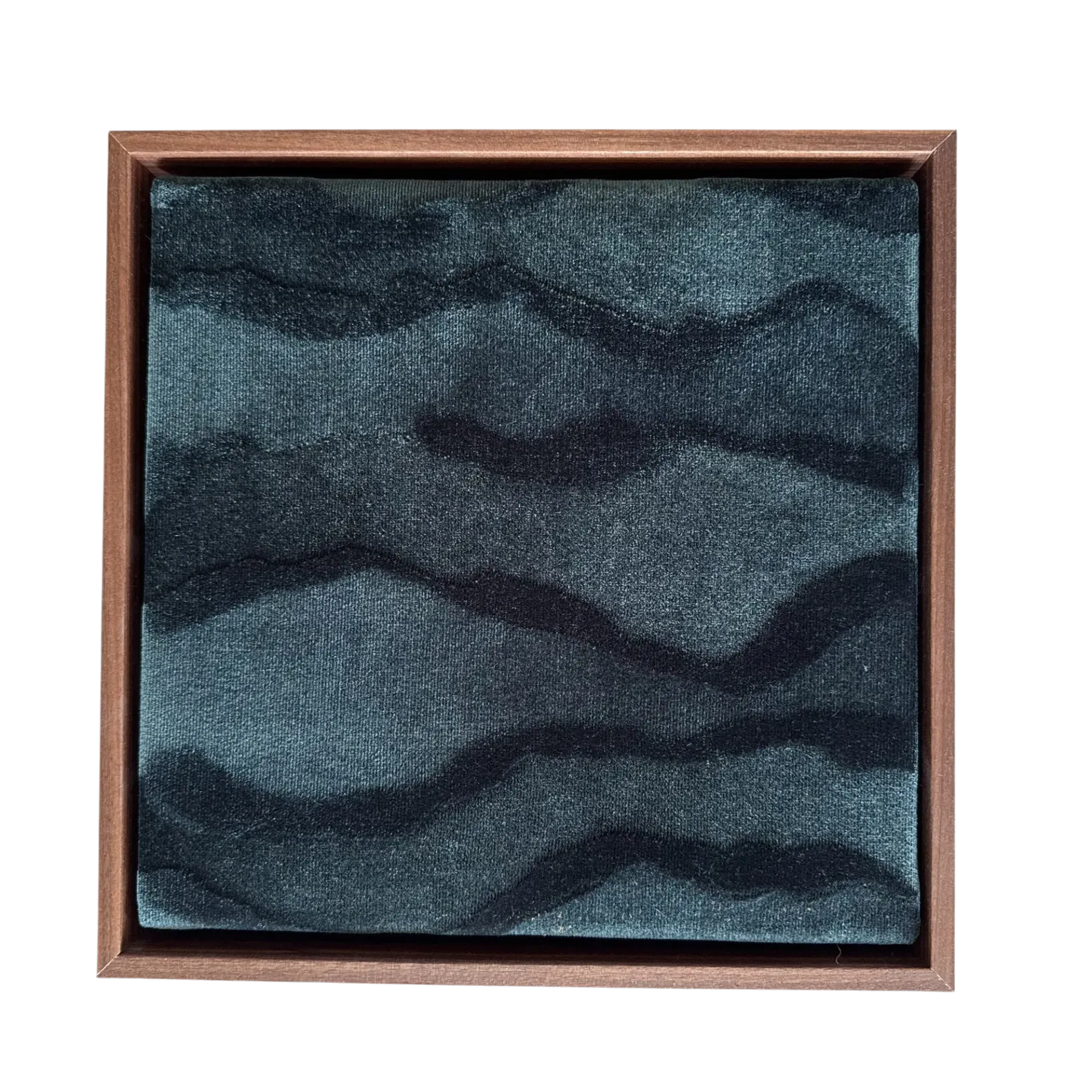 [102310] Wall Art Subiaco Petrol (30x30 cm, Baklijst Bronze)