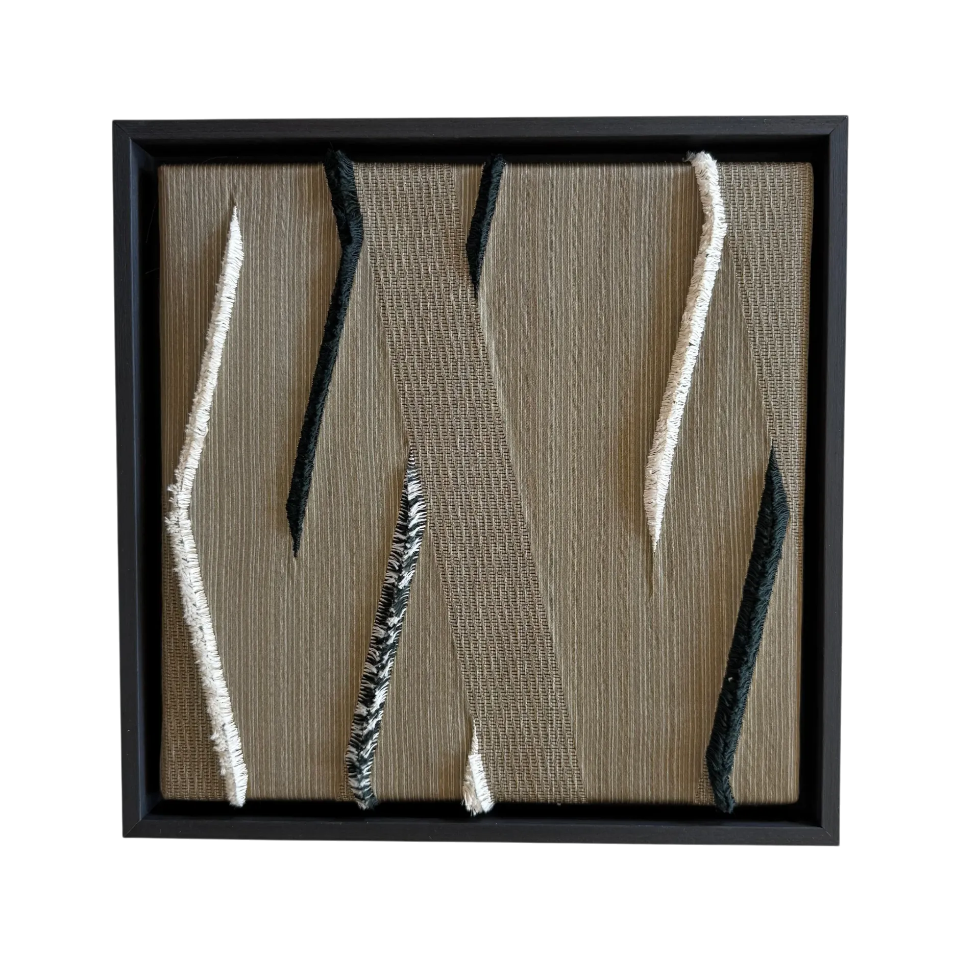 [102574] Wall Art Zado Gold (30x30 cm, Baklijst Black)