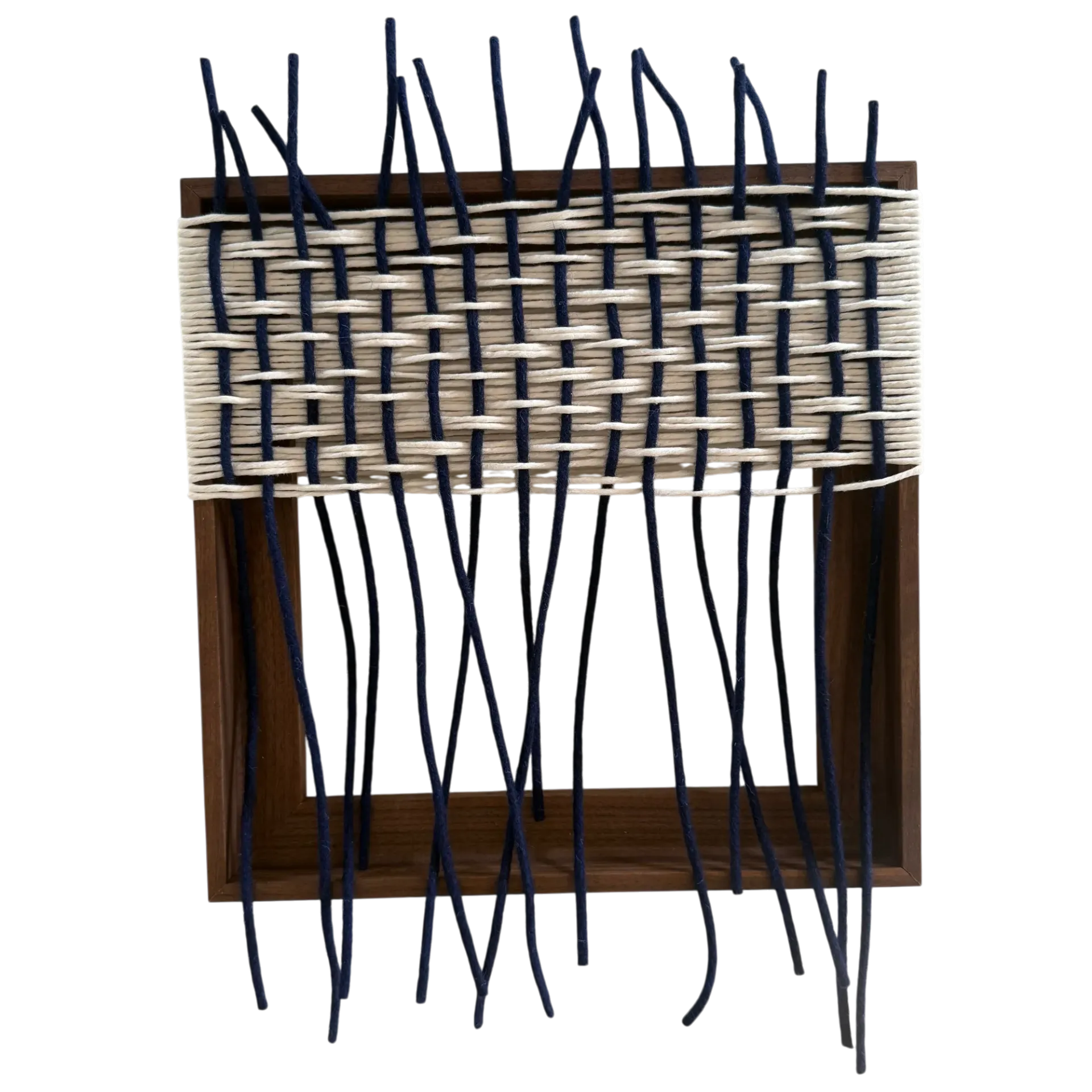 [102858] Wall Art Braided Salerno Denim (30x30 cm)