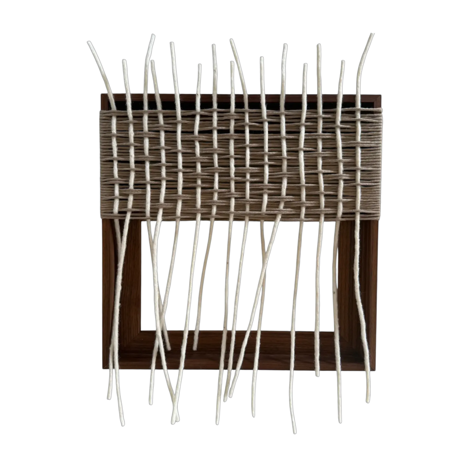 [102861] Wall Art Braided Salerno Off White (30x30 cm)