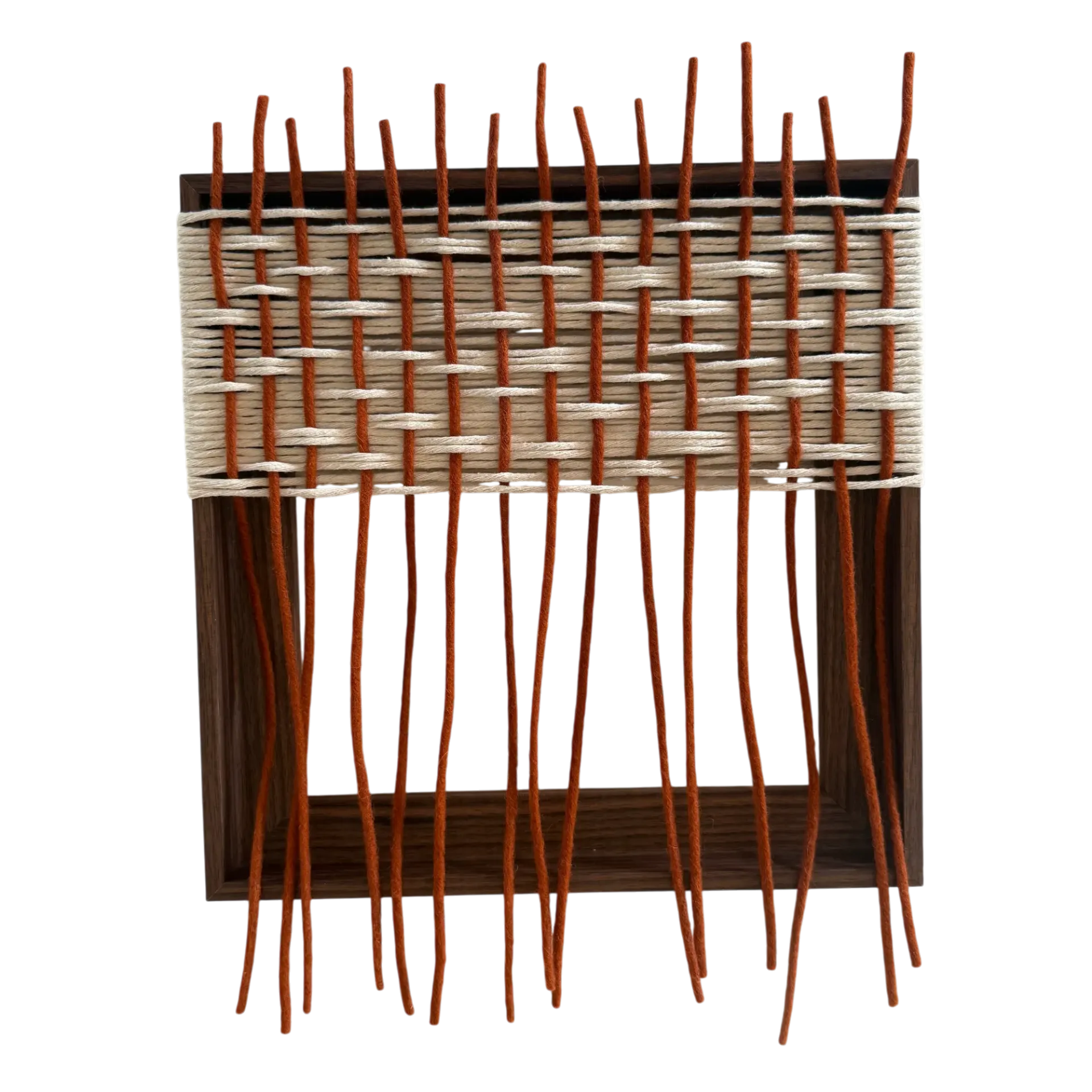 [102864] Wall Art Braided Salerno Rust (30x30 cm)