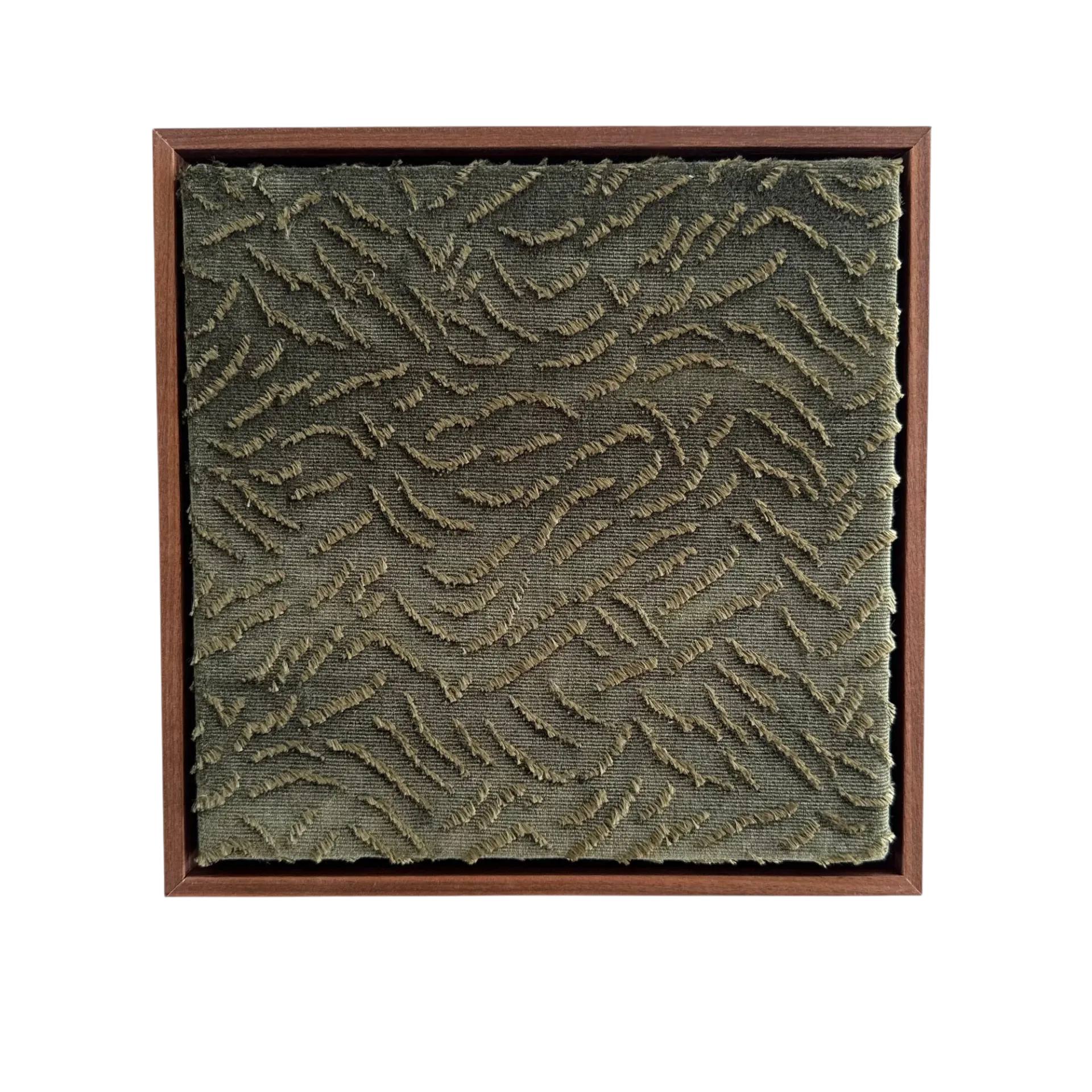 [102893] Wall Art Prato Olive (30x30 cm, Baklijst Bronze)