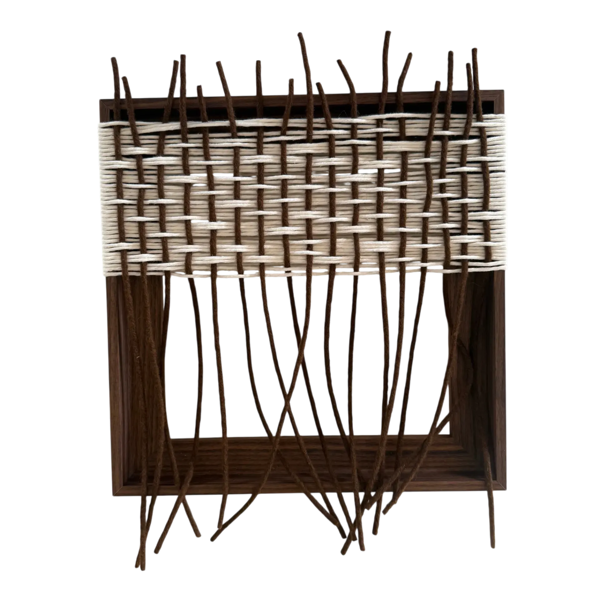 [100480] Wall Art Braided Salerno Bronze (30x30 cm)