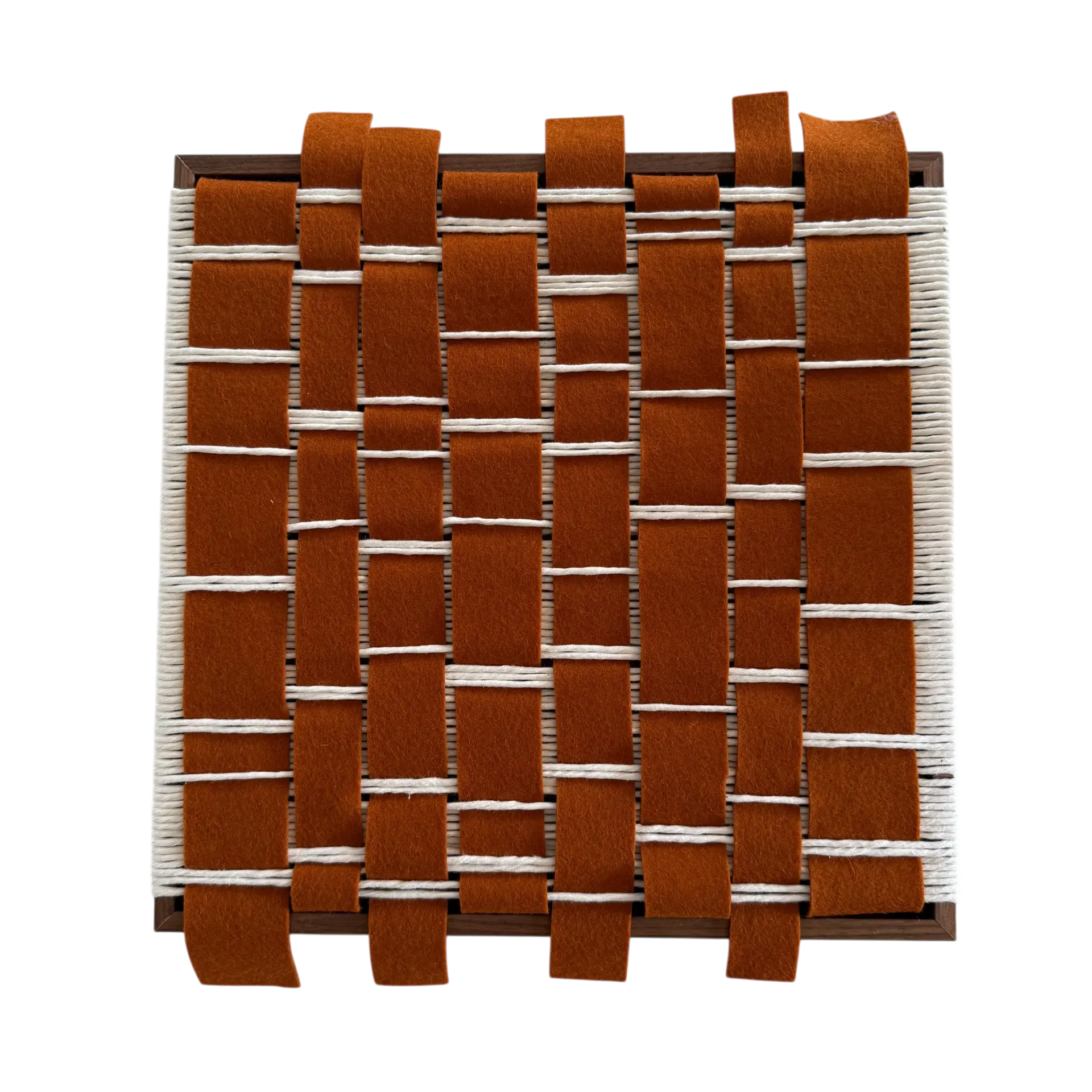 [100478] Wall Art Braided Merana Rust (30x30 cm)